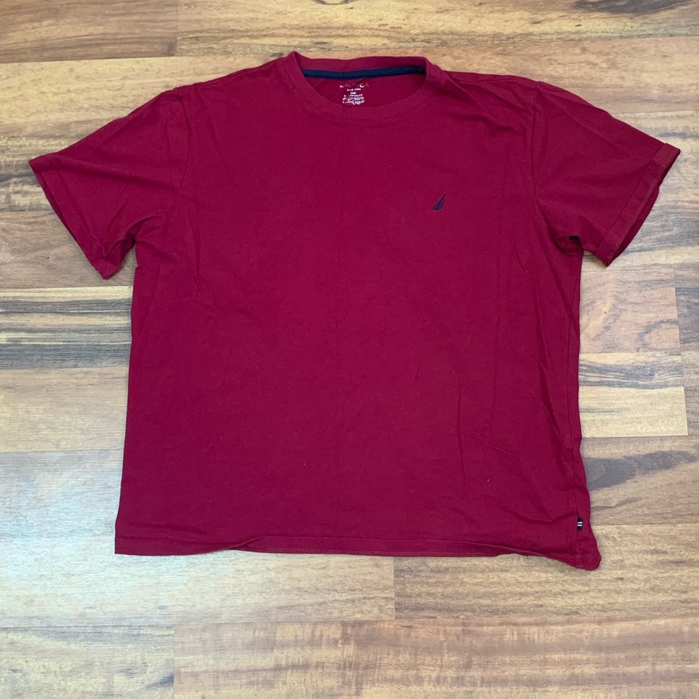 Nautica Mens Sleepwear Short Sleeve Shirt Medium